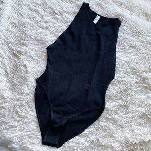 NWOT - Black American Apparel Racerback Bodysuit